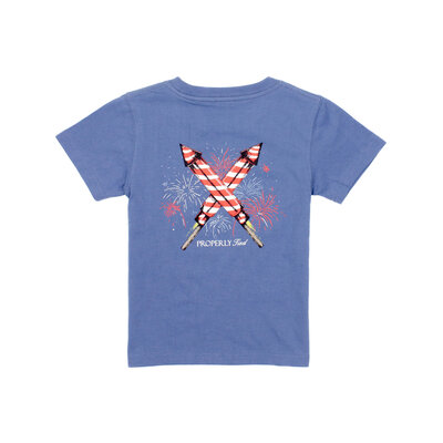 Properly Tied Space Blue Firecracker SS Tee