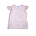 Floral Print Angel Sleeve Top