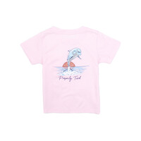 Properly Tied Rose Dolphin Girl's SS Tee