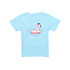 Properly Tied Aqua Flamingo Float Girl's SS Tee