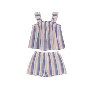 Mabel and Honey | Isobella and Chloe Riley Rose 2PC Short Set