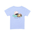 Properly Tied Light Blue Softball Girl's SS Tee