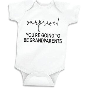 Surprise Grandparents Pregnancy Announcement Onesie
