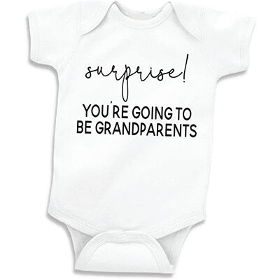 Surprise Grandparents Pregnancy Announcement Onesie