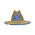 Properly Tied Marlin Cabo Straw Hat