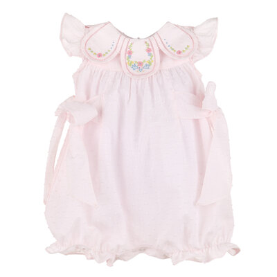 Sophie & Lucas Dotted Petal Playsuit Pink
