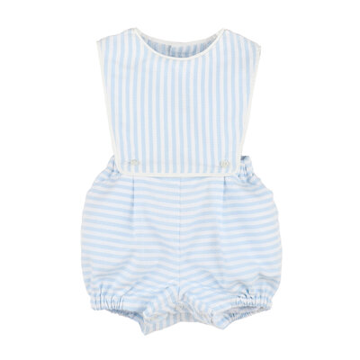 Sophie & Lucas Coastal Classics Boy Overall Blue