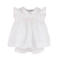 Luli & Me Sweet April Smocked Dress Pink