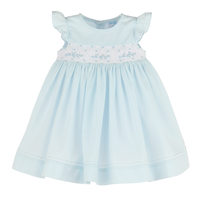 Luli & Me Color Combo Smocked Dress