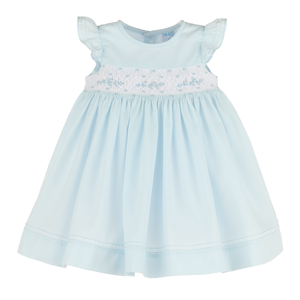Luli & Me Color Combo Smocked Dress