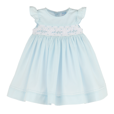Luli & Me Color Combo Smocked Dress