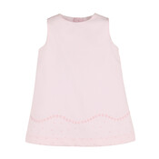 Luli & Me Party Dots A-Line Dress Pink