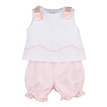 Luli & Me Party Dots Girls Set Pink