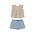 Mabel and Honey | Isobella and Chloe Sunset Fields Top and Shorts Set
