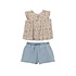 Mabel and Honey | Isobella and Chloe Sunset Fields Top and Shorts Set