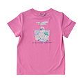 Prodoh Fuchsia Pink Girls Short Sleeve Pro Performance Fishing Shirt