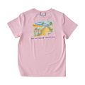 Prodoh Pink Lady Girls Short Sleeve Pro Performance Fishing T-Shirt