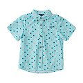 Prodoh Waterspout Nautical Flag Print Boys Short Sleeve Fishing Shirt