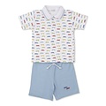 Kissy Kissy Car Central Print Bermuda Set