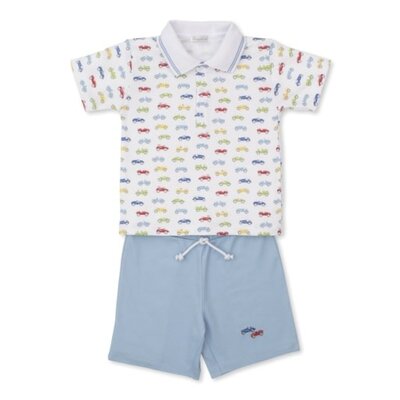 Kissy Kissy Car Central Print Bermuda Set