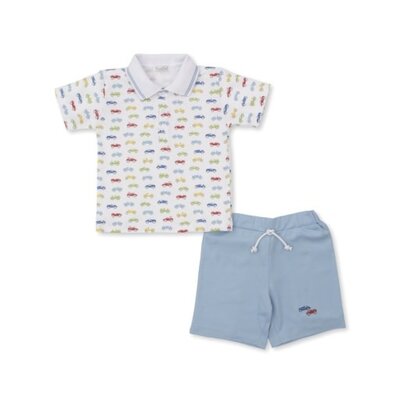 Kissy Kissy Car Central Print Bermuda Set
