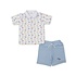 Kissy Kissy Car Central Print Bermuda Set