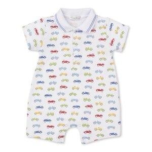 Kissy Kissy Car Central Print Short Playsuit