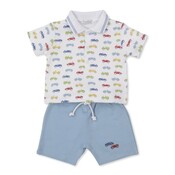 Kissy Kissy Car Central Print Bermuda Set
