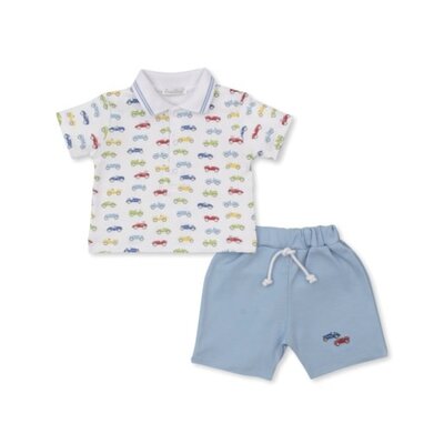 Kissy Kissy Car Central Print Bermuda Set