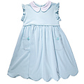 Ishtex Textile Products, Inc Aqua Striped Dress