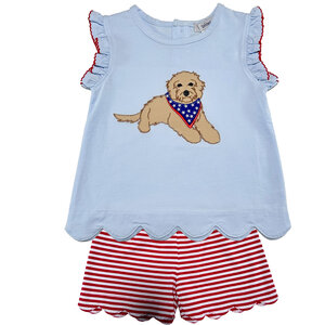 Ishtex Textile Products, Inc Golden Doodle Girl's Short Set