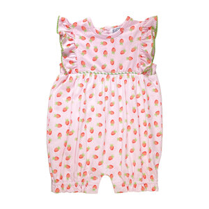 Ishtex Textile Products, Inc Strawberry Girl's Romper