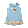 Ishtex Textile Products, Inc Ditsy Flower Girl's Shorts Set