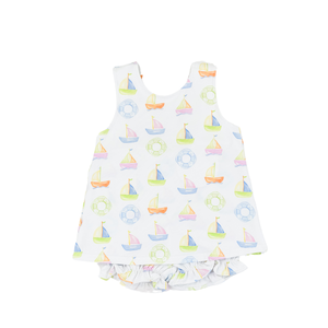 Cypress Row Sweet Sails Girls Swing Back Set