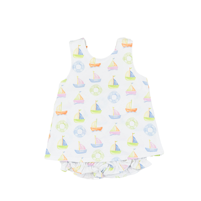 Cypress Row Sweet Sails Girls Swing Back Set
