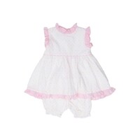The Oaks Apparel Regean Pastel Swiss Dot  Bloomer Set