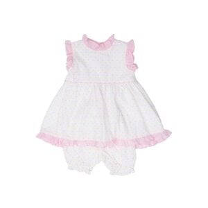 The Oaks Apparel Regean Pastel Swiss Dot  Bloomer Set