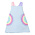 Zuccini Lt Blue Seersucker Rainbow Skye Dress