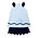 Zuccini Lt Blue Mini Seersucker Whale Eloise Short Set