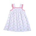 Baby Loren Pink Bubble Buddies Pima Dress