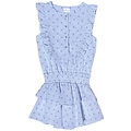 Pleat Collection Jane Dress Blue Dot