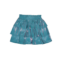 Pleat Collection Luna Skirt Turquoise