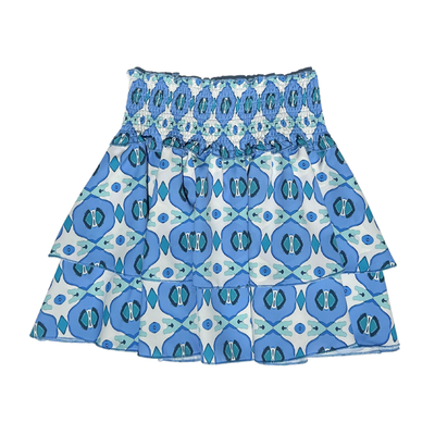 Pleat Collection Scottie Skirt Lapis Ikat