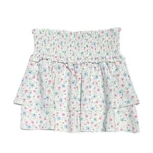Pleat Collection Scottie Skirt Pink/Blue Floral