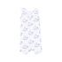 Angel Dear Bubbly Whale Blue Ribbed Sleeveless Shortie Romper