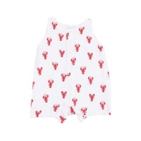 Angel Dear Lobster Muslin Slevless Shortie Romper