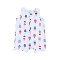 Angel Dear Blue American Ice Cream Sleeveless Shortie Romper