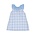 The Oaks Apparel Ally Kole Pink/Blue Plaid Ruffle Dress