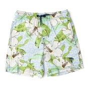 Shade Critters Hibiscus Botanical Blue Boys Trunks
