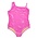 Shade Critters Hot Pink Sequin One Shoulder Swimsuit